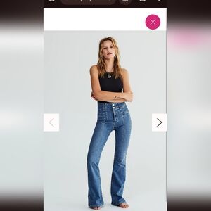 NWT Free People We The Free Jayde Flare Jeans Size 26